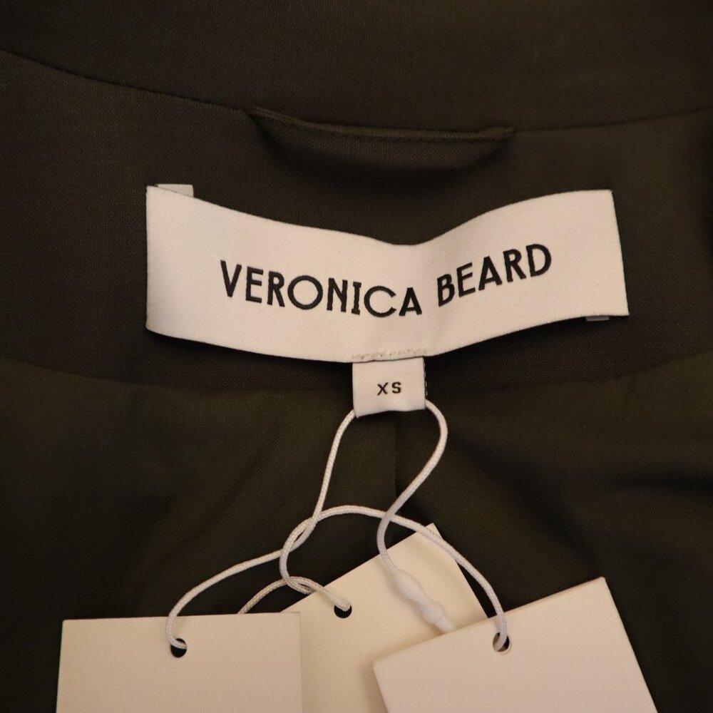 Veronica Beard Hutchinson Dickey Blazer Army Green Jacket Oversize Fit New Tags - Picture 6 of 9